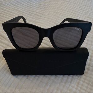 Quay After Hours Sunglasses Standard Black Like New with Case